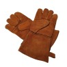 Brown Leather Work Gloves