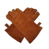 Brown Leather Work Gloves