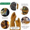 Brown Leather Work Gloves