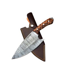 Damascus Chefs Cleaver Knife